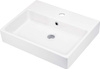 Umywalka ceramiczna nablatowa/ścienna z miejscem na baterię - 50x40 cm CDT_6U4S - Deante