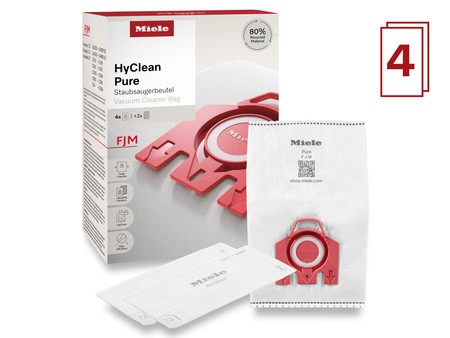 4 worki do odkurzacza FJM HyClean Pure - MIELE 12421140