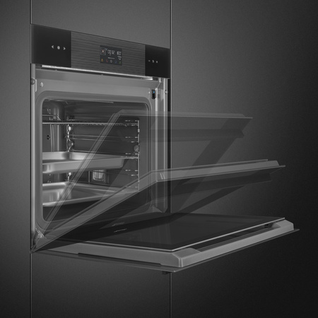 Piekarnik, steam100, Linea, czarny SO6102S3PB3 - Smeg