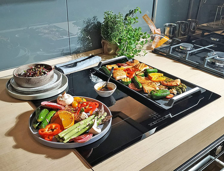 XBERG GRILL ŻELIWNY ROSTI Z UCHWYTAMI BRGRILLPAN
