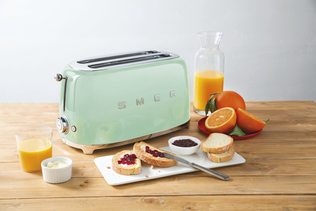 Toster, cztery kromki, pastelowa zieleń TSF02PGEU - Smeg