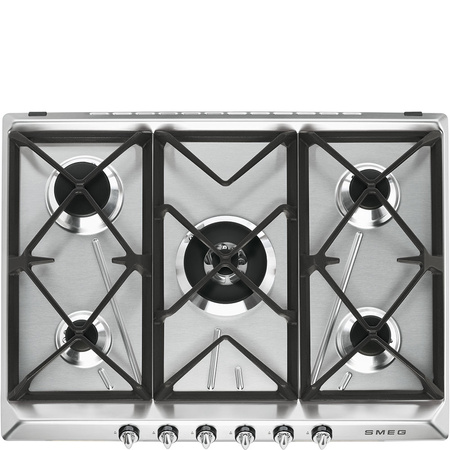 Płyta gazowa, 70 cm, Victoria, inox SR975XGH - Smeg