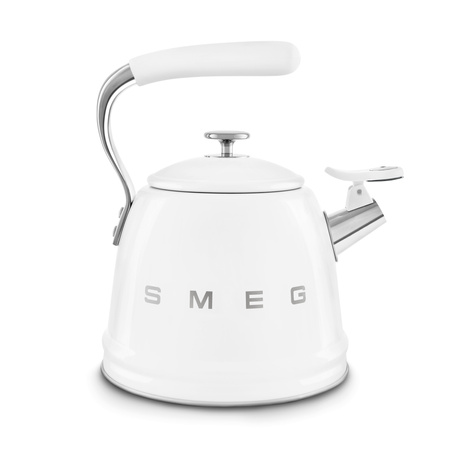 Czajnik z gwizdkiem, biały WKF01WH - SMEG