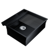 Zlew kuchenny GLOBALO SILVANO 60.1 BLACK/IX