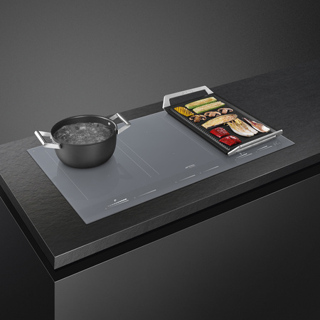Płyta indukcyjna, 90cm, Linea, black SIM1964D - Smeg