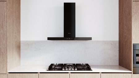 Okap kuchenny przyścienny GLOBALO LONATIO 90.1 BLACK