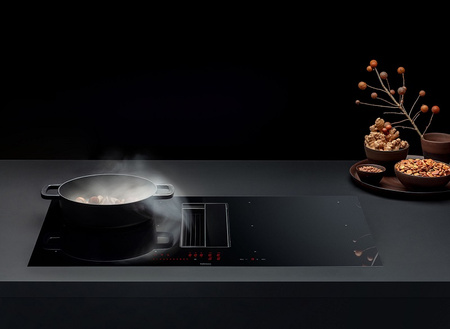 Płyta indukcyjna z okapem FALMEC Zero 84 czarny - 600m3/h