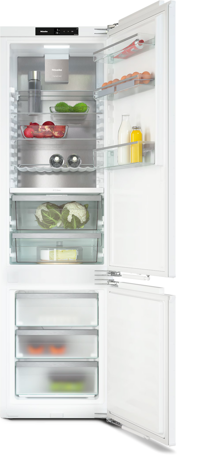 Lodówka z zamrażarką do zabudowy MIELE 7844 C NoFrost - 12665240