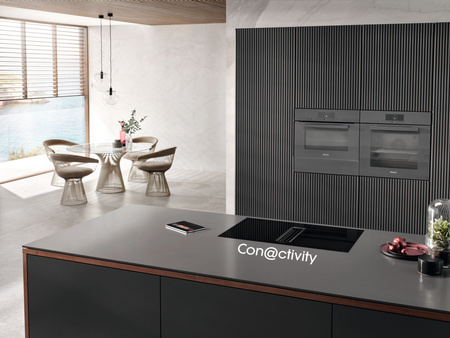 Płyta indukcyjna ze zintegrowanym okapem MIELE KMDA 7676 FL-A BlackPerfection 12438920