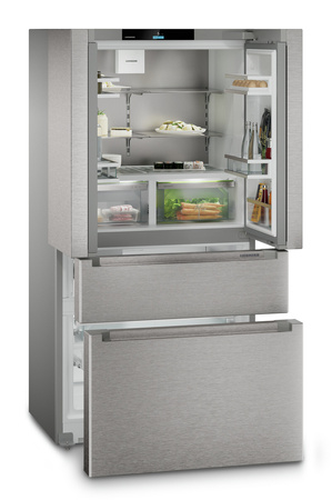 Chłodziarko-zamrażarka French Door z 2 szufladami zamrażalnika i kostkarką IceMaker LIEBHERR MBsddi 9524 plus BioFresh NoFrost