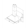 Okap kuchenny, Victoria, 90 cm, czarny KT90BLE - Smeg