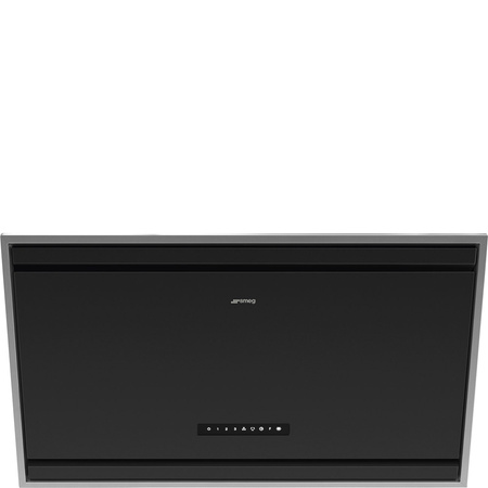 Okap kuchenny, 90 cm, czarny KV394MB - Smeg
