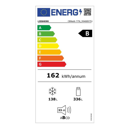 Lodówka wolnostojąca z zamrażarką LIEBHERR CBNsdb 775i Prime BioFresh NoFrost