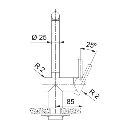 Bateria kuchenna FRANKE Atlas Neo czarna stal - 115.0550.424