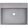 Umywalka granitowa nablatowa z miejscem na baterię - 500x400 mm CQR_SU5S - Deante