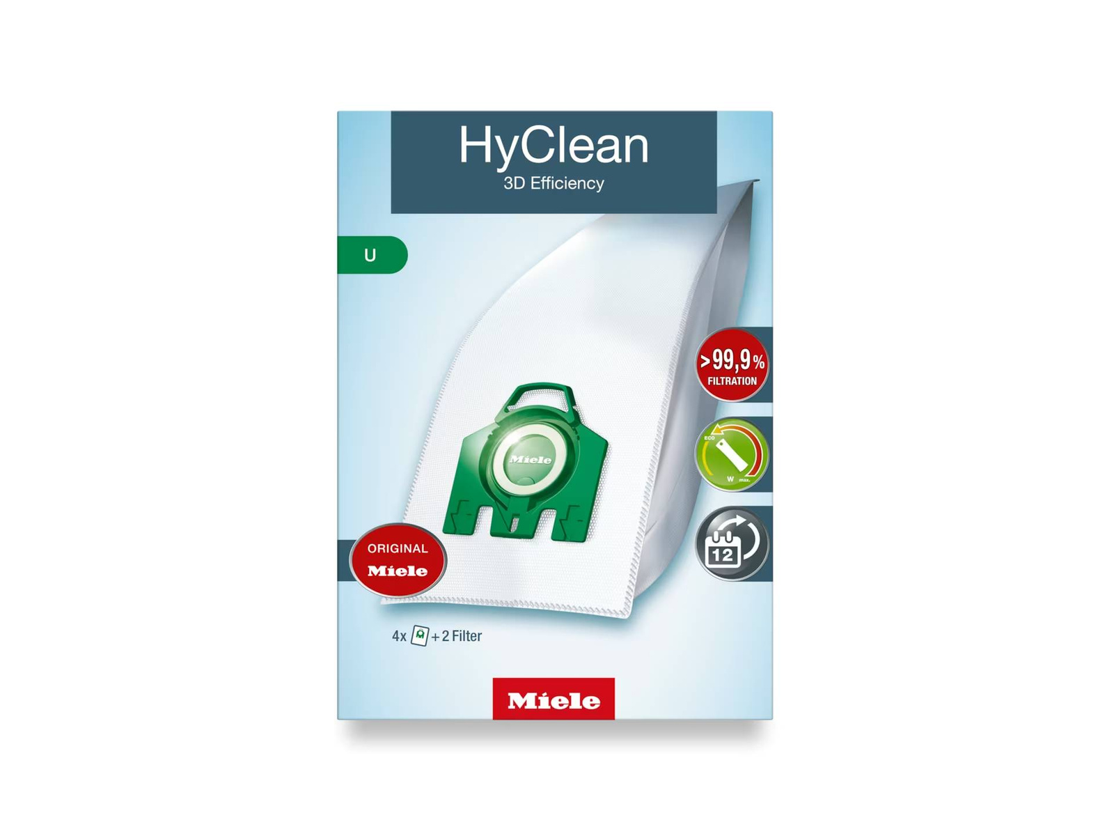 Worki do odkurzacza MIELE HyClean 3D Efficiency GN 4 szt - 10123250