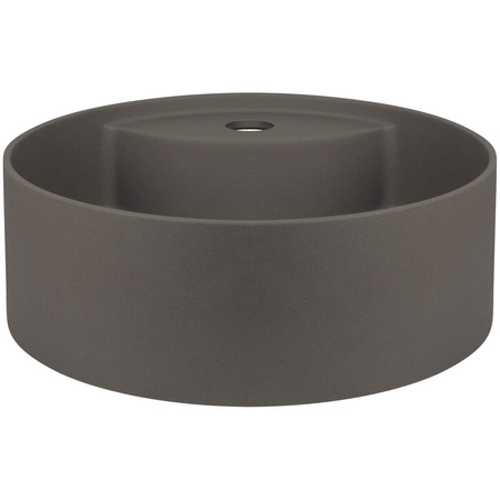 Umywalka granitowa nablatowa z miejscem na baterię CQS_TU4B - Deante