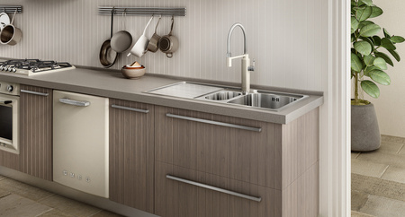 Bateria, 50s, kremowy MDF50CR - Smeg