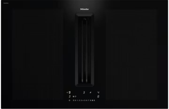 Płyta indukcyjna z okapem MIELE KMDA 7676-1 FL BlackPerfection - 12904820