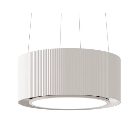 Okap kuchenny wyspowy CIARKO Design Mono Light Ecru 80cm - CDW8001E