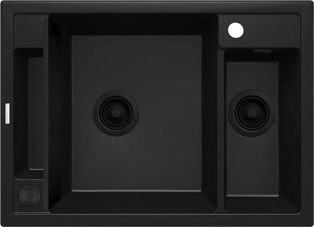 Zlewozmywak granitowy magnetyczny 1.5-komorowy ZRM_N503 - Deante