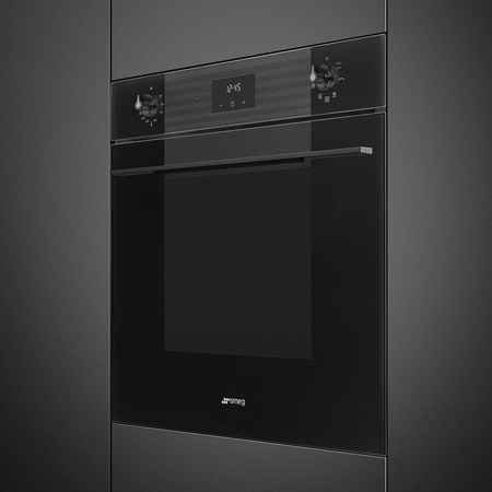 Piekarnik, 60 cm, Linea, czarny SF6100VB3 - Smeg