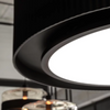 Okap kuchenny wyspowy CIARKO Design Mono Light Black 60cm - CDW6001C