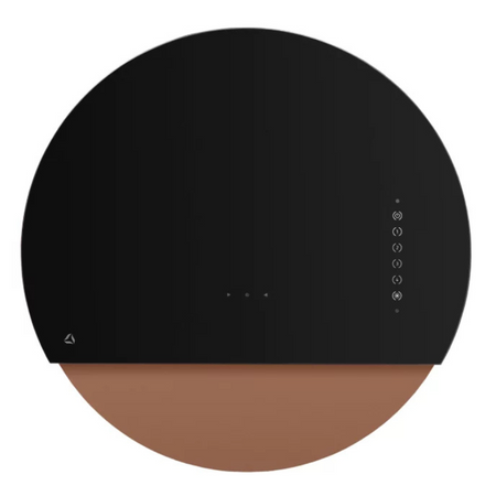 Okap przyścienny CIARKO Design Eclipse Black / Rose gold - CDP6001CR