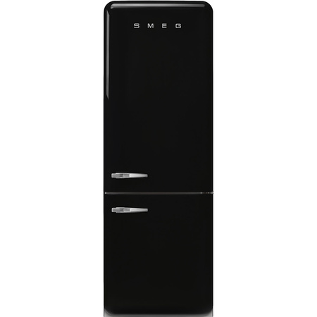 Lodówka chłodziarko zamrażarka SMEG Retro czarny FAB38RBL6
