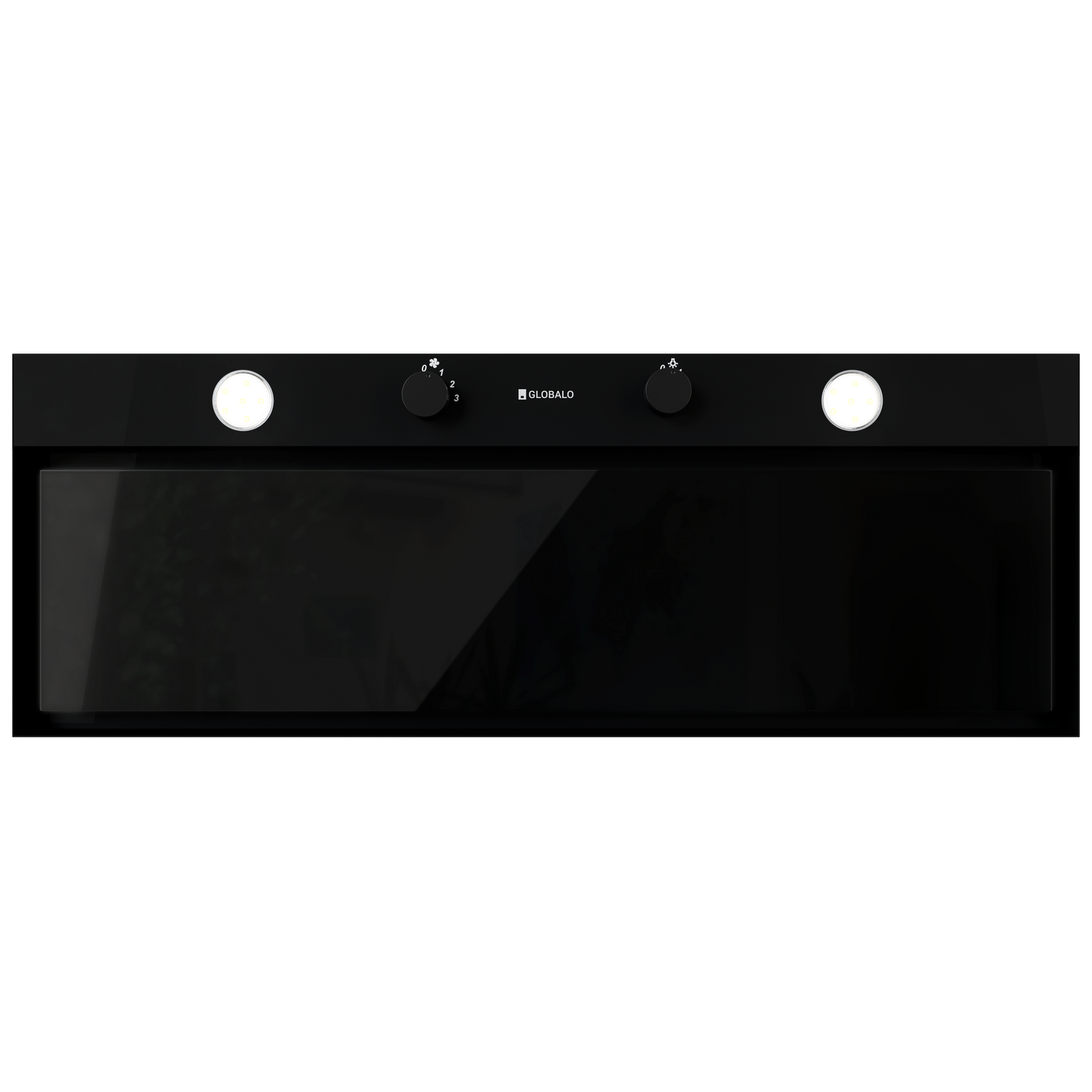 Okap kuchenny podszafkowy GLOBALO FLUXIME 90.1 BLACK + turbina TW 1.2