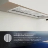 Okap kuchenny podszafkowy GLOBALO VELLARIS 90.1 INOX