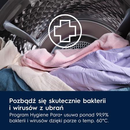 Suszarka z pompą ciepła ELECTROLUX 700 DelicateCare AbsoluteCare 9kg EW7D394UCP