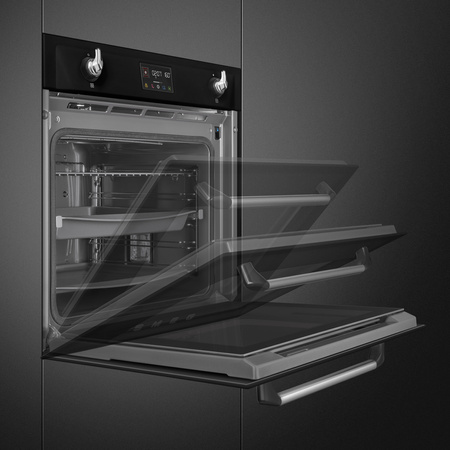 Piekarnik, 60 cm, Victoria, czarny SOP6902S2PN - Smeg