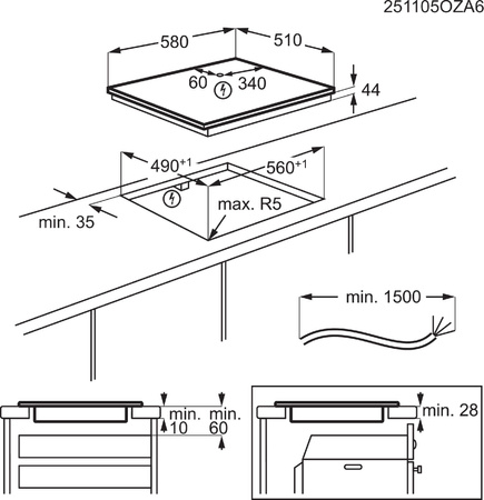 Płyta indukcyjna ELECTROLUX SenseBoil 700 60cm KIS62453I
