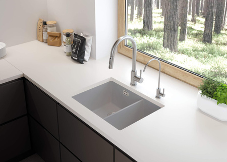 Zlewozmywak granitowy 1.5-komorowy ZQE_S503 - Deante