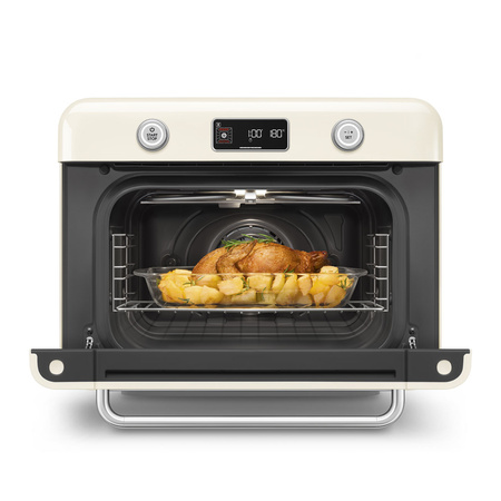 Piekarnik nablatowy z funkcją pary (100%) COF01CREU - Smeg
