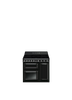 Kuchnia wolnost., 90cm, Victoria, czarny TR93IBL2 - Smeg