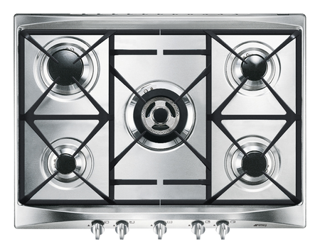 Płyta gazowa, 70 cm, Selezione SR275XGH2 - Smeg