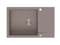 Zlew kuchenny BERG HOBART BRQ2311AXL1,0 OC 780X500 KASZMIR