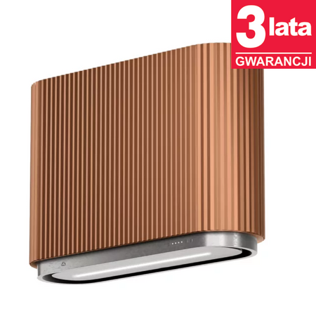 Okap kuchenny przyścienny CIARKO Design Mono 80cm Rose Gold - CDP8001C