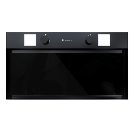 Okap kuchenny podszafkowy GLOBALO SPEDTERO 60.2 BLACK