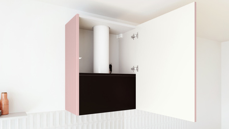 Okap kuchenny przyścienny GLOBALO LOWIO 60.1 BL / VELVET ROSE