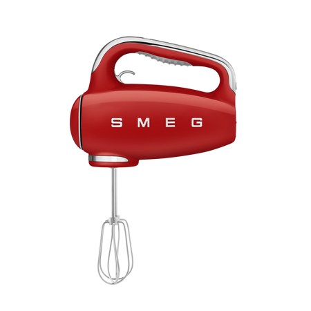Mikser ręczny, czerwony HMF01RDEU - Smeg