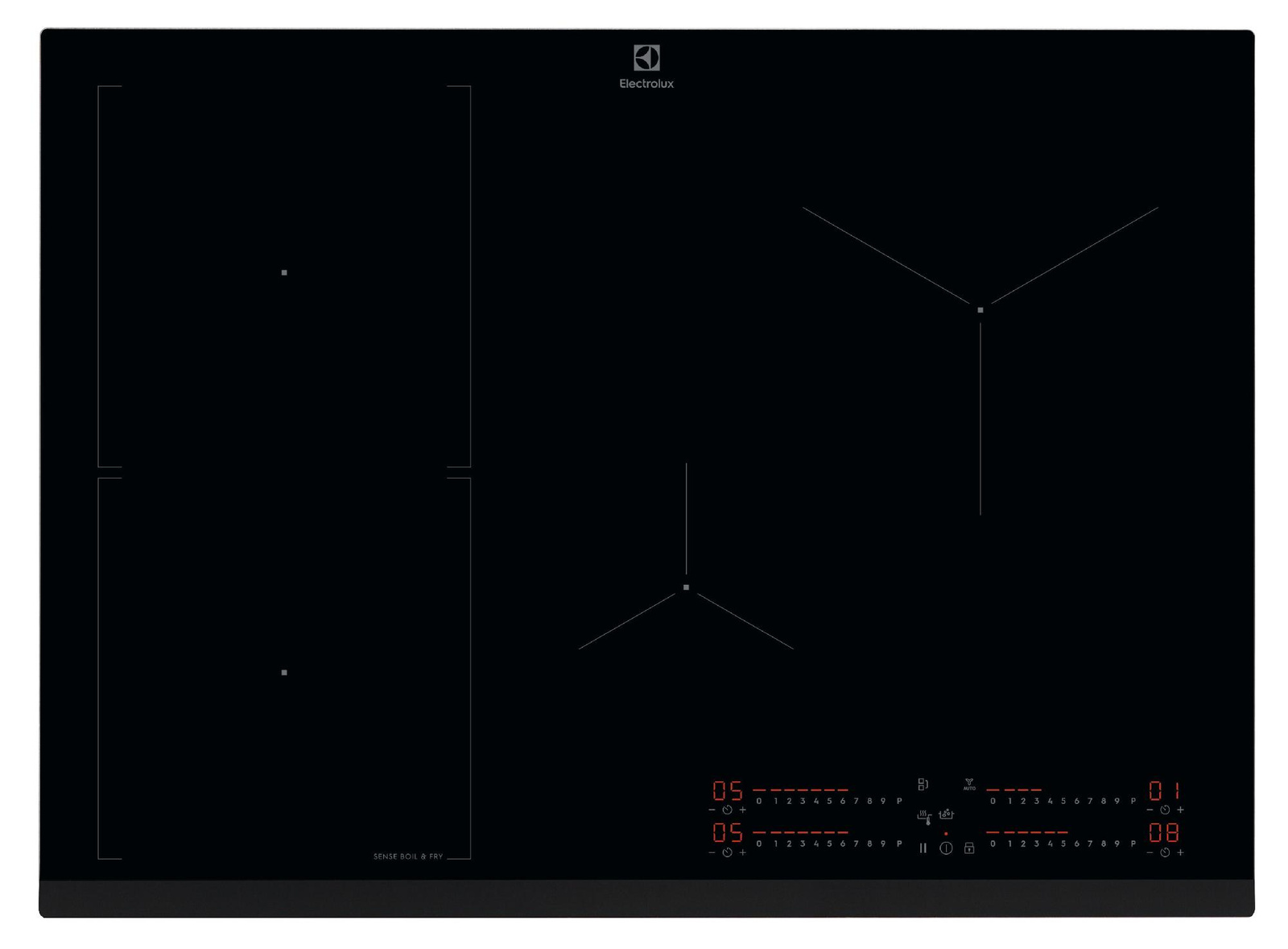 Płyta indukcyjna ELECTROLUX 800 Sense Boil+Fry 68cm EIS77453
