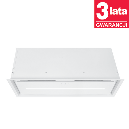 Okap kuchenny podszafkowy CIARKO Design Uno biały 74cm - CDZ7404B