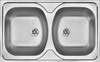 Zlewozmywak stalowy 2-komorowy - nakładany ZM5_3200 - Deante