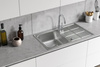 Zlew kuchenny BERG RILL 1,0 OC LEN KOM+OC. 780X500 LTL780.500GT8KLINENS905P