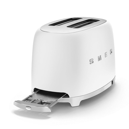 Toster, dwie kromki, biały mat TSF01WHMEU - Smeg