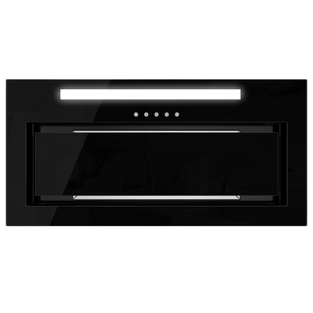Okap kuchenny podszafkowy GLOBALO SENTURO 60.3 BLACK