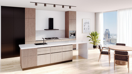 Okap kuchenny przyścienny GLOBALO LONATIO 90.1 BLACK